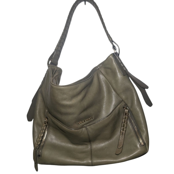 Cole Haan Olive Green  Shoulder Bag with Elegant Design - Picture 6 of 7